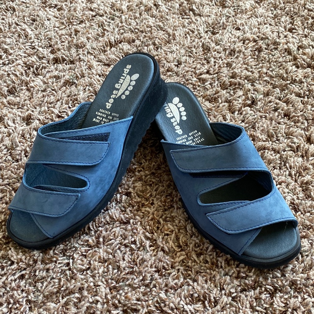 Spring Step Leather Sandals Size EU 37